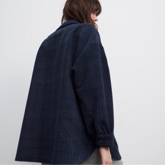 NWT ZARA The SoHo Wool Blend Overshirt - Picture 3 of 4
